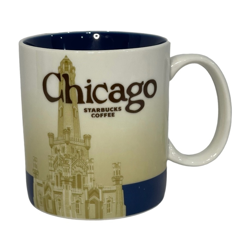 Starbucks Coffee Chicago Skyline Ceramic Mug Global Iconic Series 2012 Collector